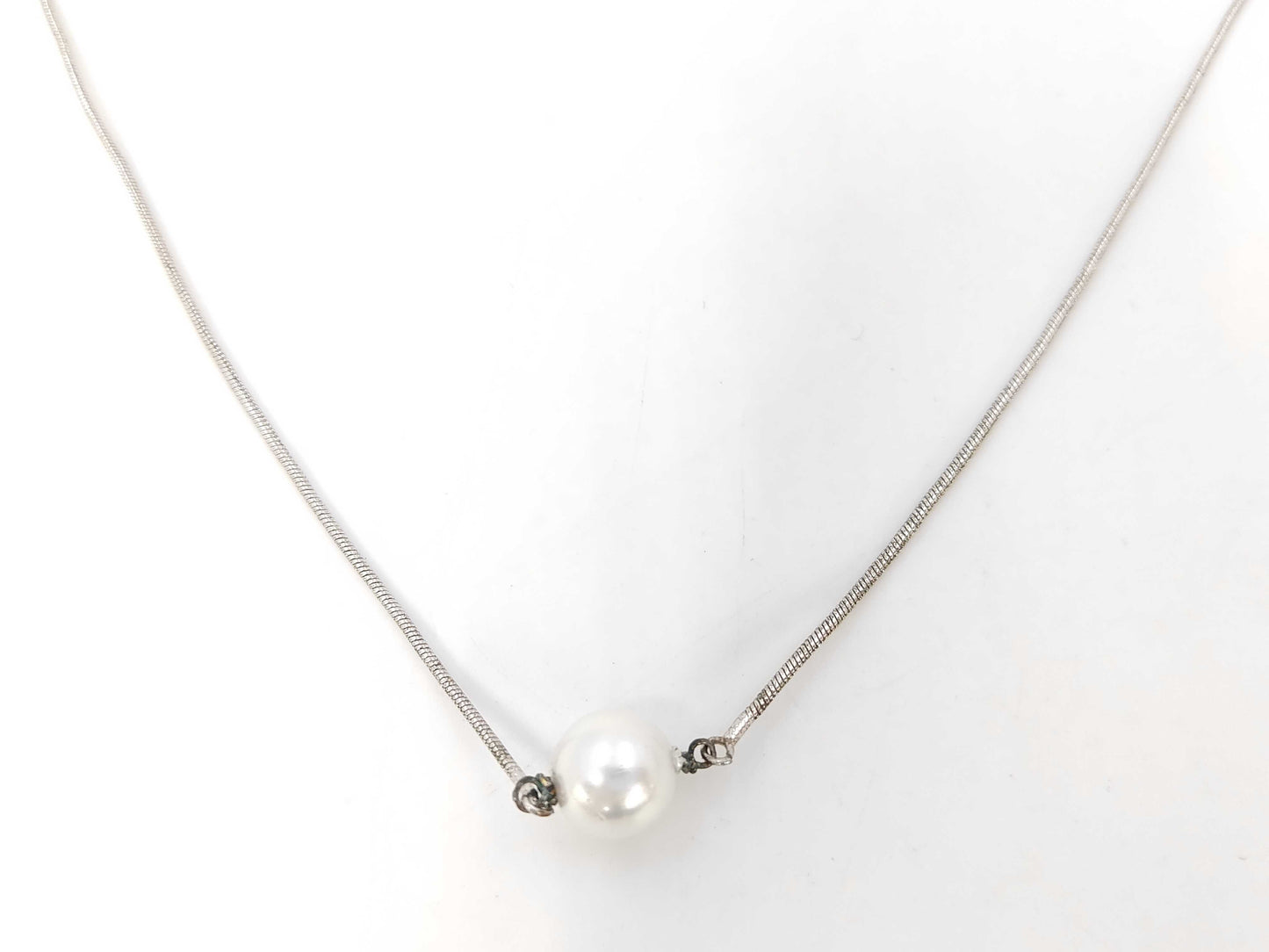 Dior Pearl Silver Necklace