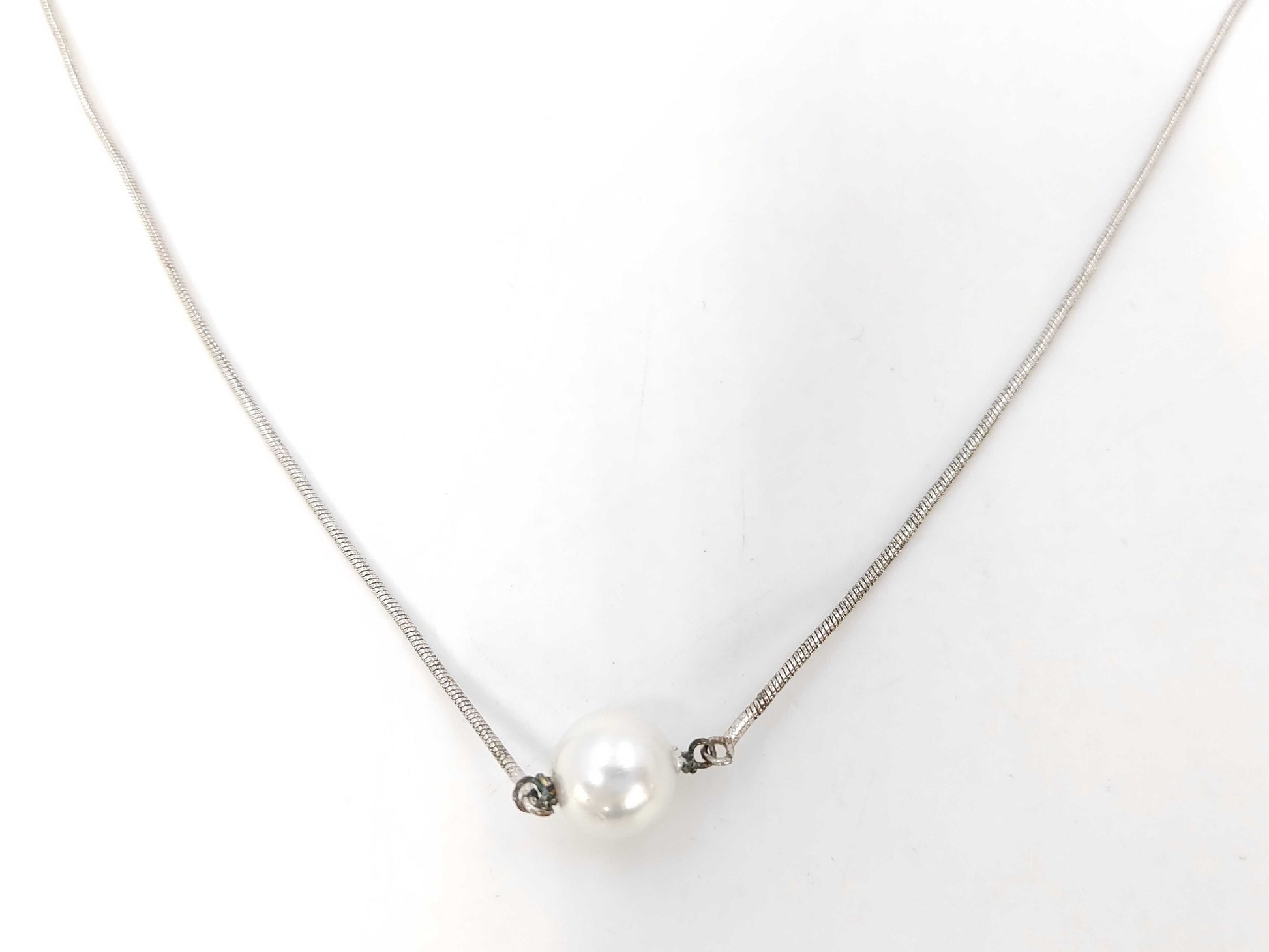 Dior Pearl Silver Necklace