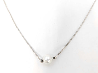 Dior Pearl Silver Necklace