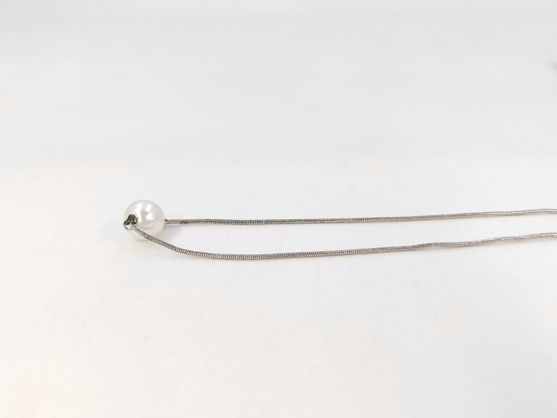 Dior Pearl Silver Necklace