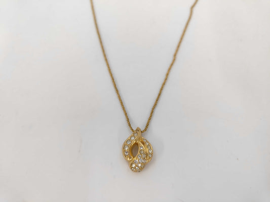 Dior rhinestone necklace