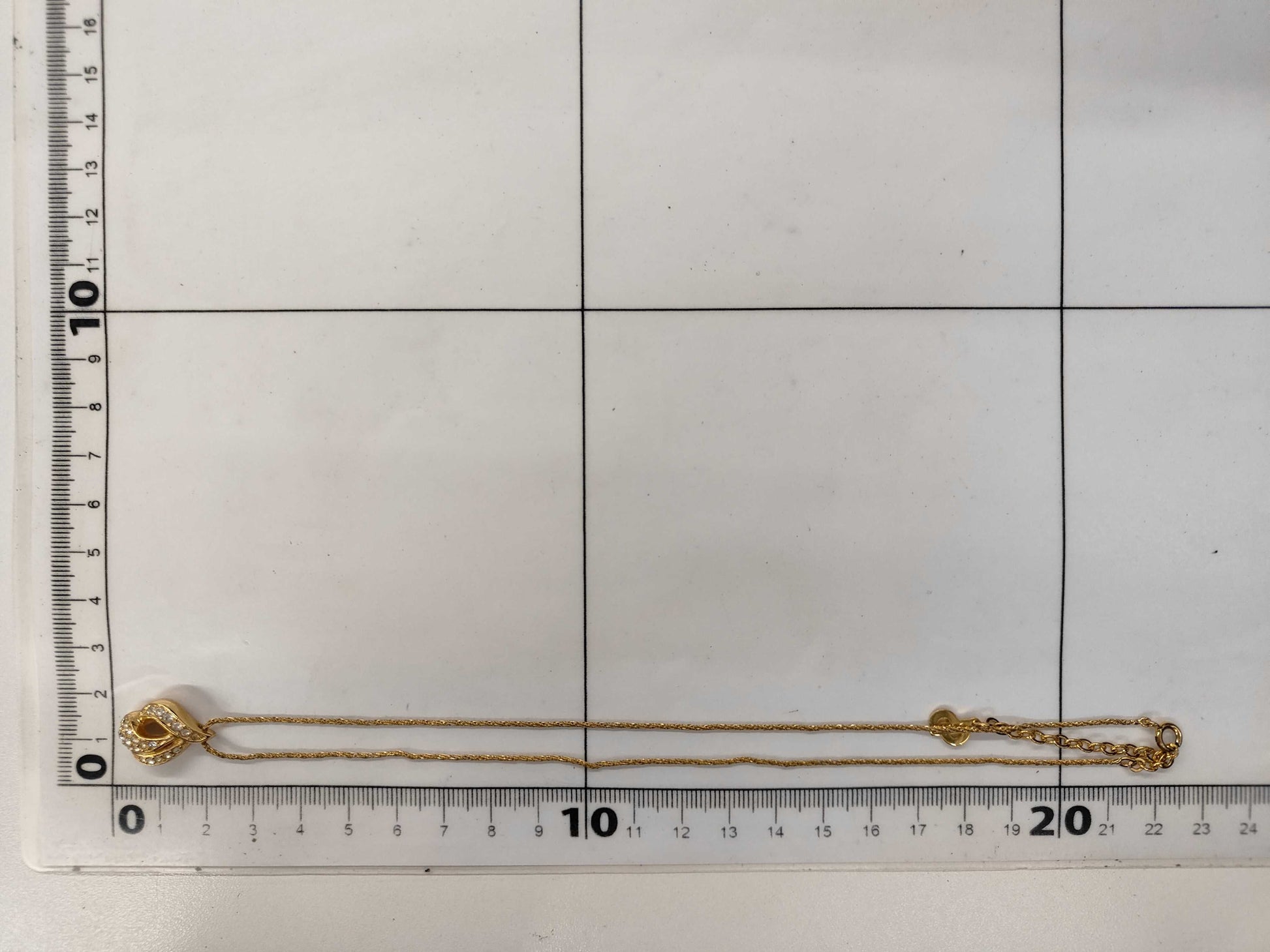 Dior rhinestone necklace