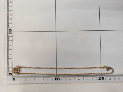 Dior CD logo rhinestone necklace