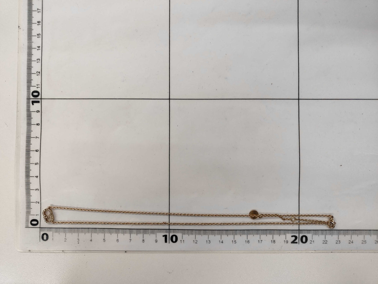 Dior CD logo rhinestone necklace