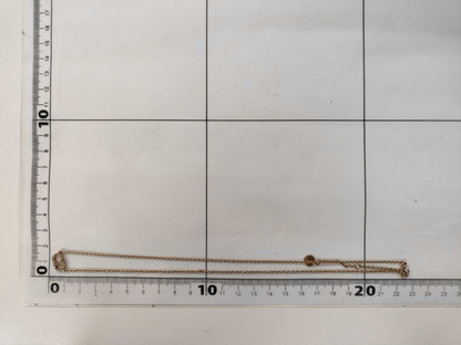 Dior CD logo rhinestone necklace