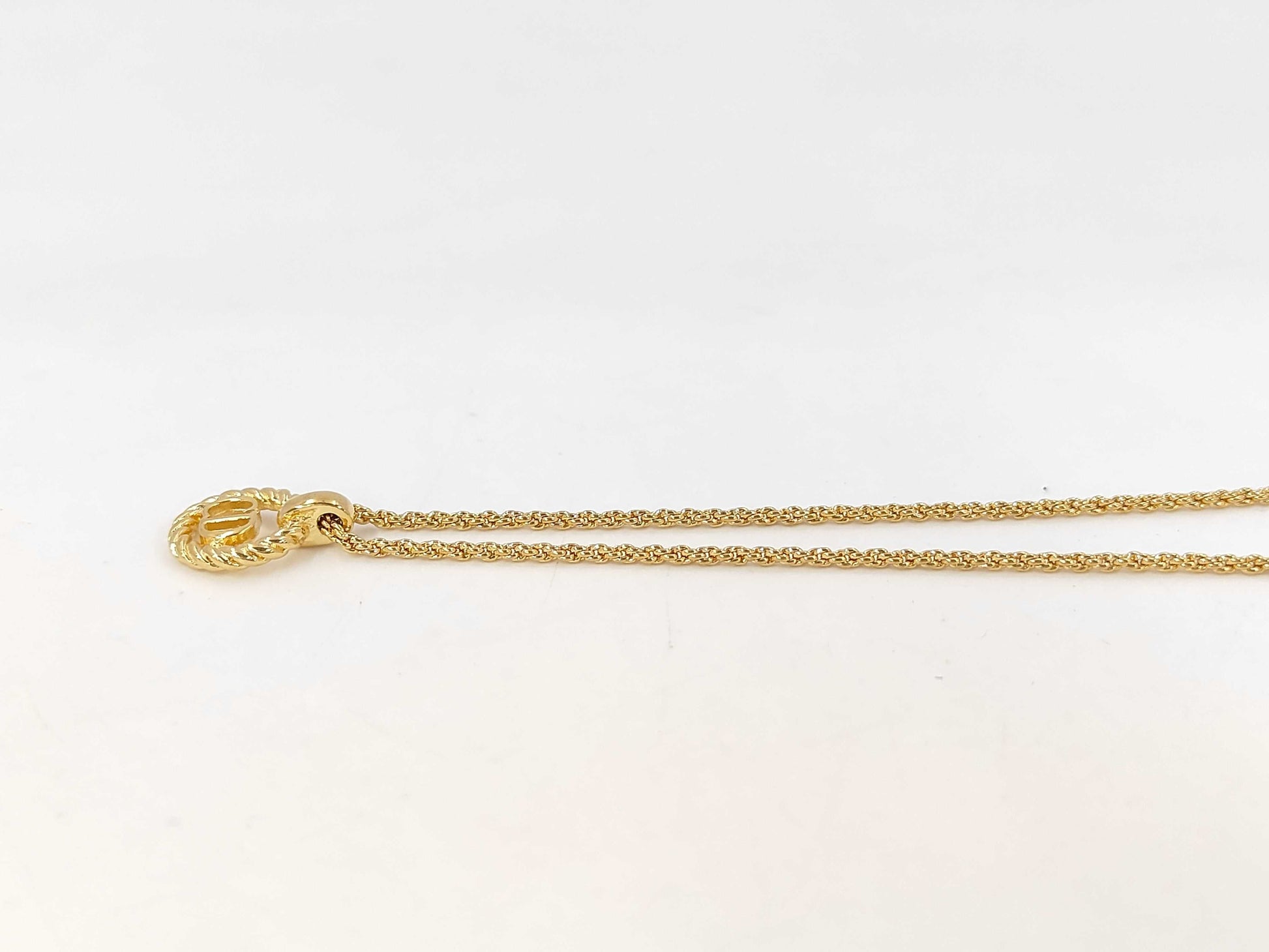 Dior CD logo necklace