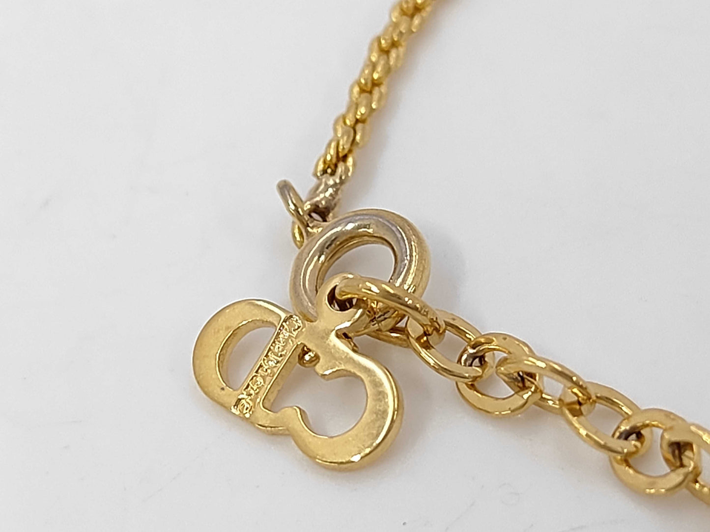 Dior CD logo necklace