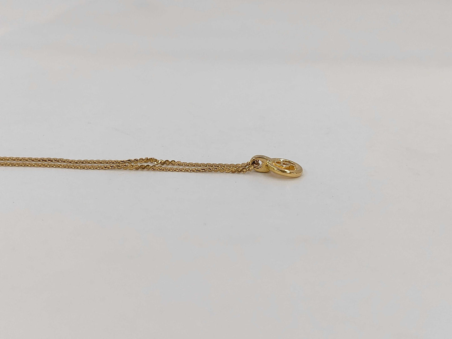 Dior CD logo necklace