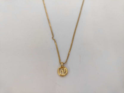 Dior CD logo necklace