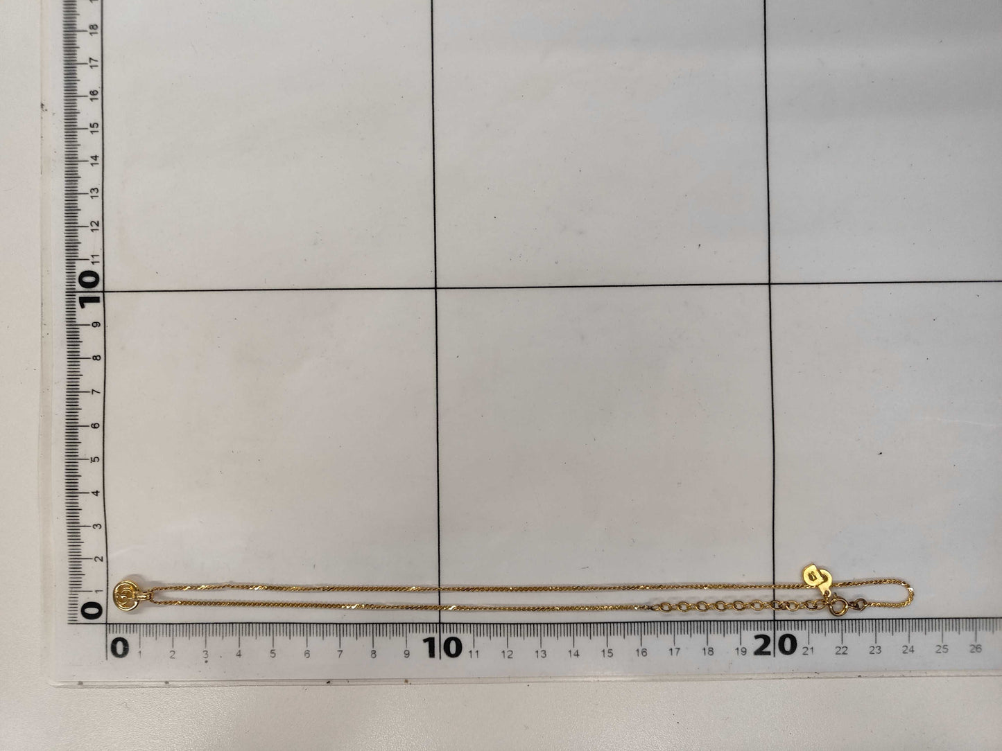 Dior CD logo necklace