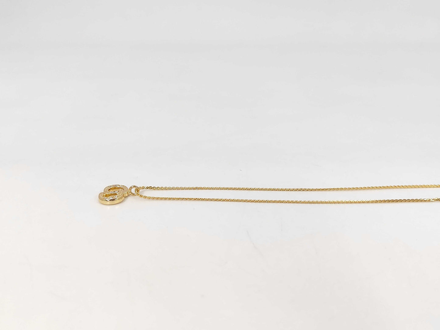 Dior CD logo necklace