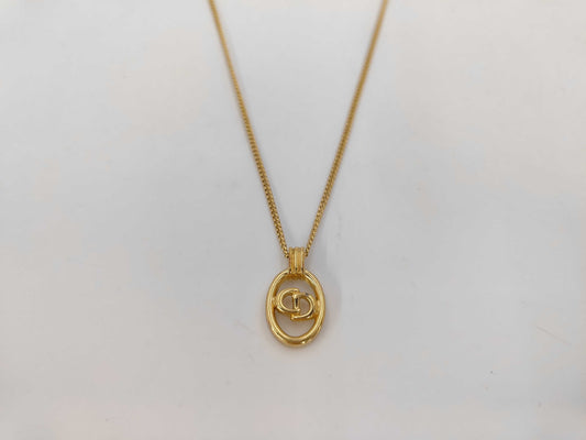 Dior CD logo necklace