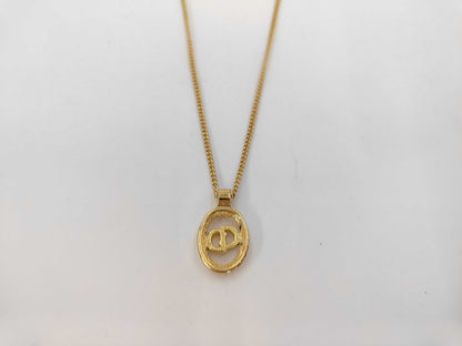 Dior CD logo necklace