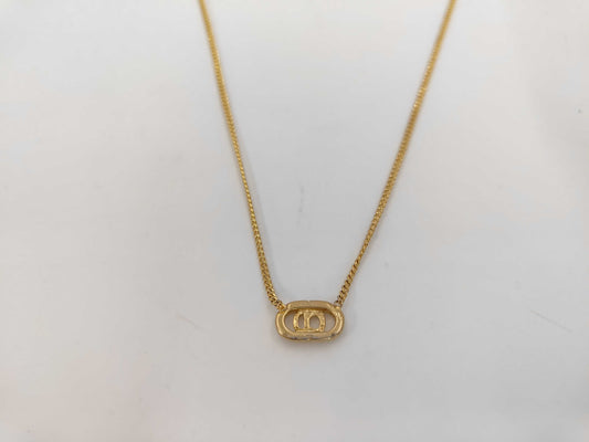 Dior CD logo necklace