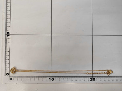 Dior CD logo heart necklace