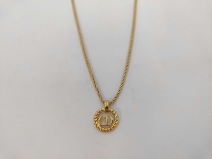 Dior CD logo necklace