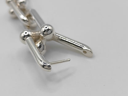 Tiffany & Co. Tiffany HardWear Graduated Link Earrings, Ag925, 23.5g