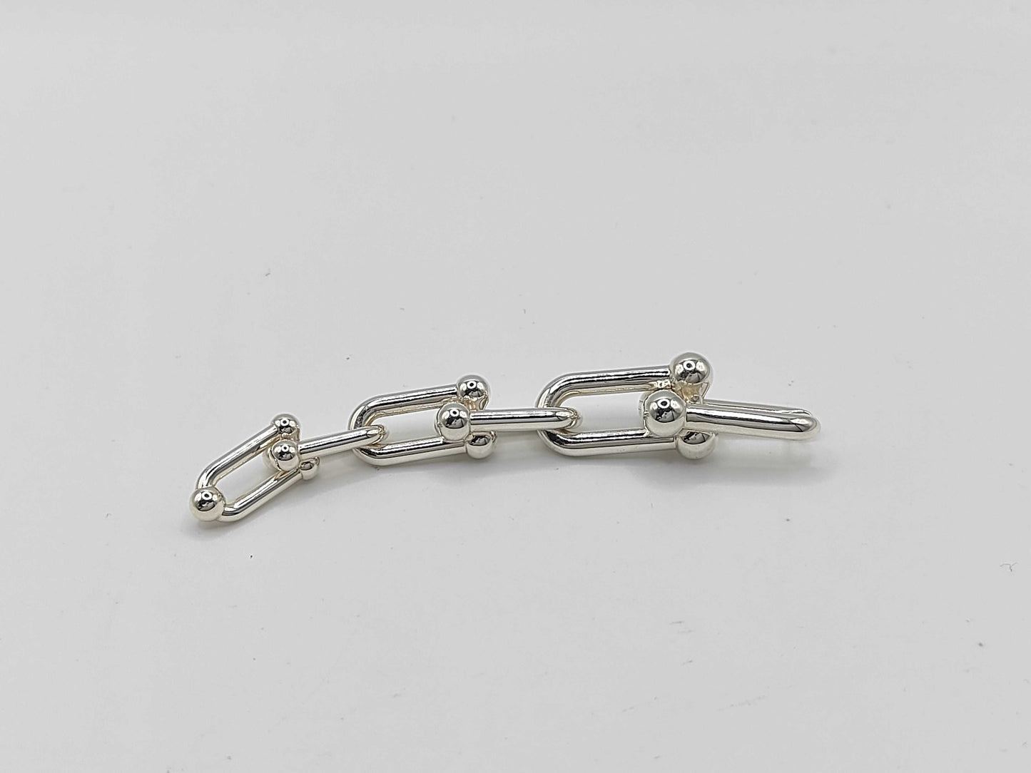 Tiffany & Co. Tiffany HardWear Graduated Link Earrings, Ag925, 23.5g