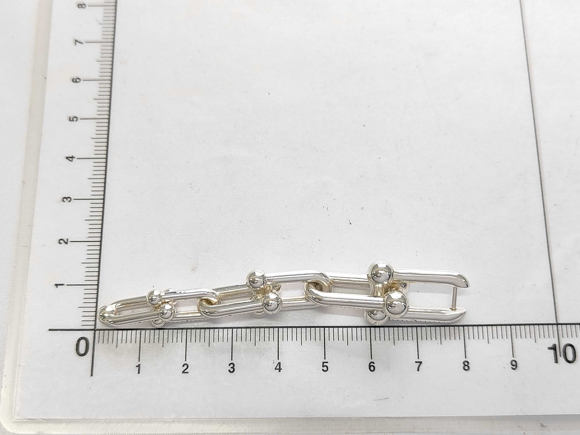 Tiffany & Co. Tiffany HardWear Graduated Link Earrings, Ag925, 23.5g