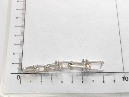 Tiffany & Co. Tiffany HardWear Graduated Link Earrings, Ag925, 23.5g