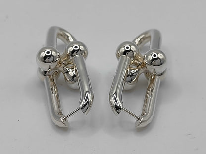 Tiffany & Co. Tiffany HardWear Extra Large Link Earrings, Ag925, 17.0g