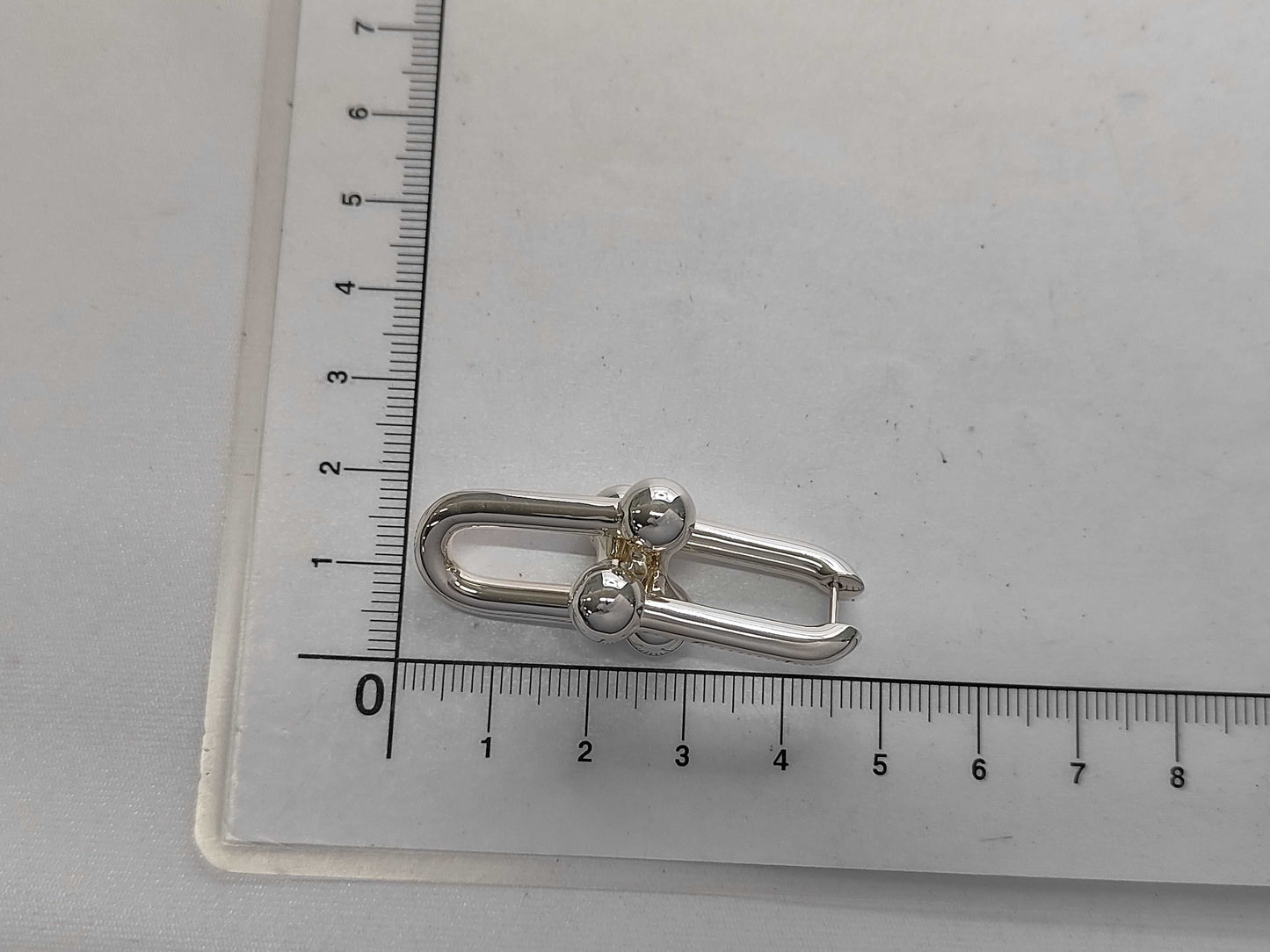 Tiffany & Co. Tiffany HardWear Extra Large Link Earrings, Ag925, 17.0g