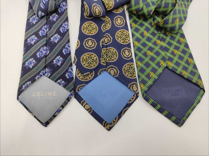 CELINE 3-piece necktie set, other accessories