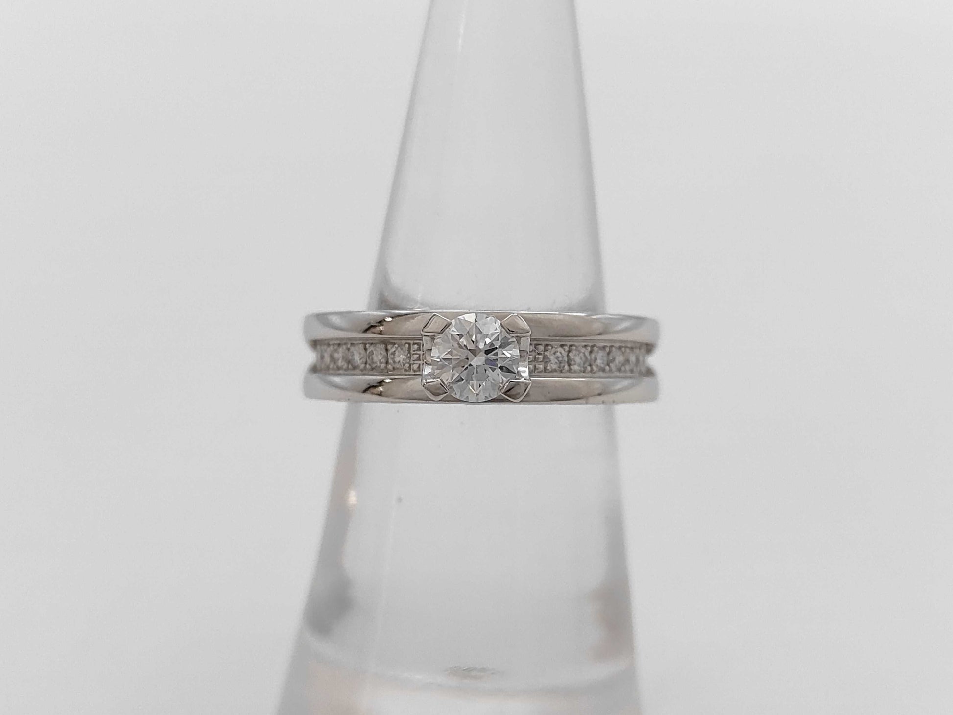 BVLGARI B.zero1 #50 Solitaire Ring with Diamonds, Au750, 8.2g 