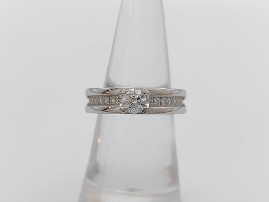 BVLGARI B.zero1 #50 Solitaire Ring with Diamonds, Au750, 8.2g 