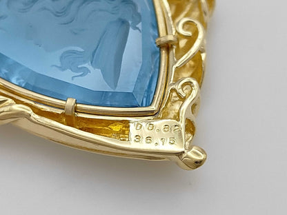 Wallace Chan BT36.15ct D0.82ct K18 20.1g Pendant Top 