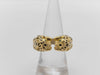 Cartier Panthère 2-Head Naira #53 Colored Stone Lacquer Yellow Gold 750 16.4g Ring 