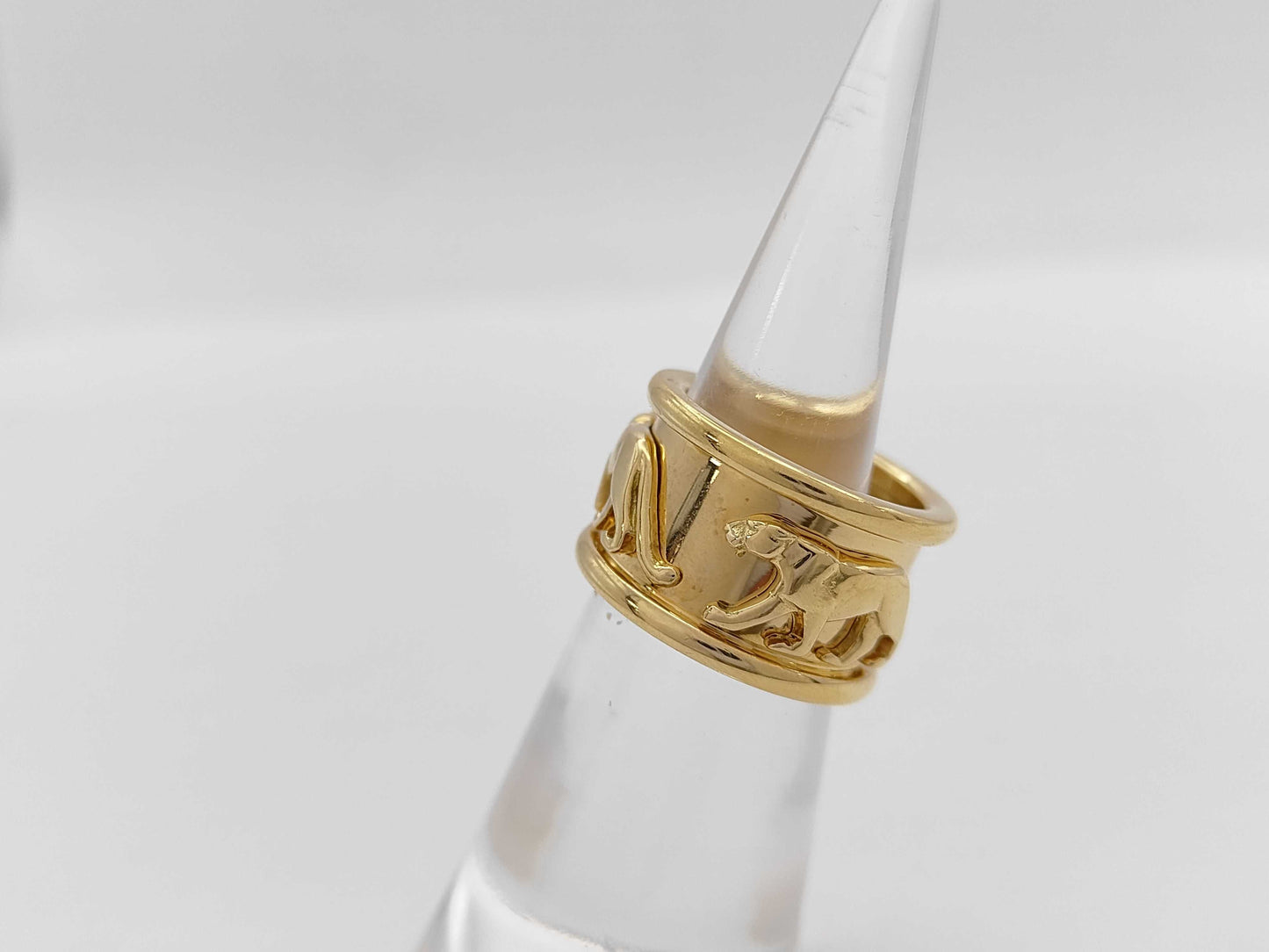 Cartier Mahango #47 YG 750 11.3g Ring 