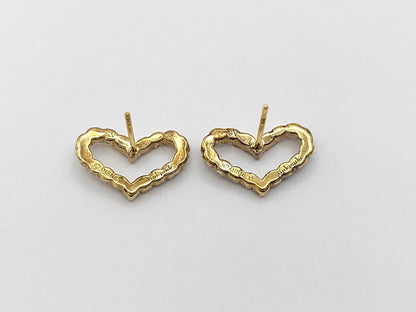 Disney Clear Stone Sterling Silver/18K 1.3g Earrings 