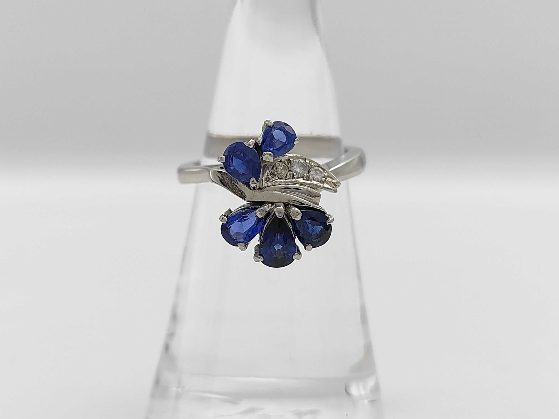 S1.43ct Diamond Pt900 6.0g Ring 