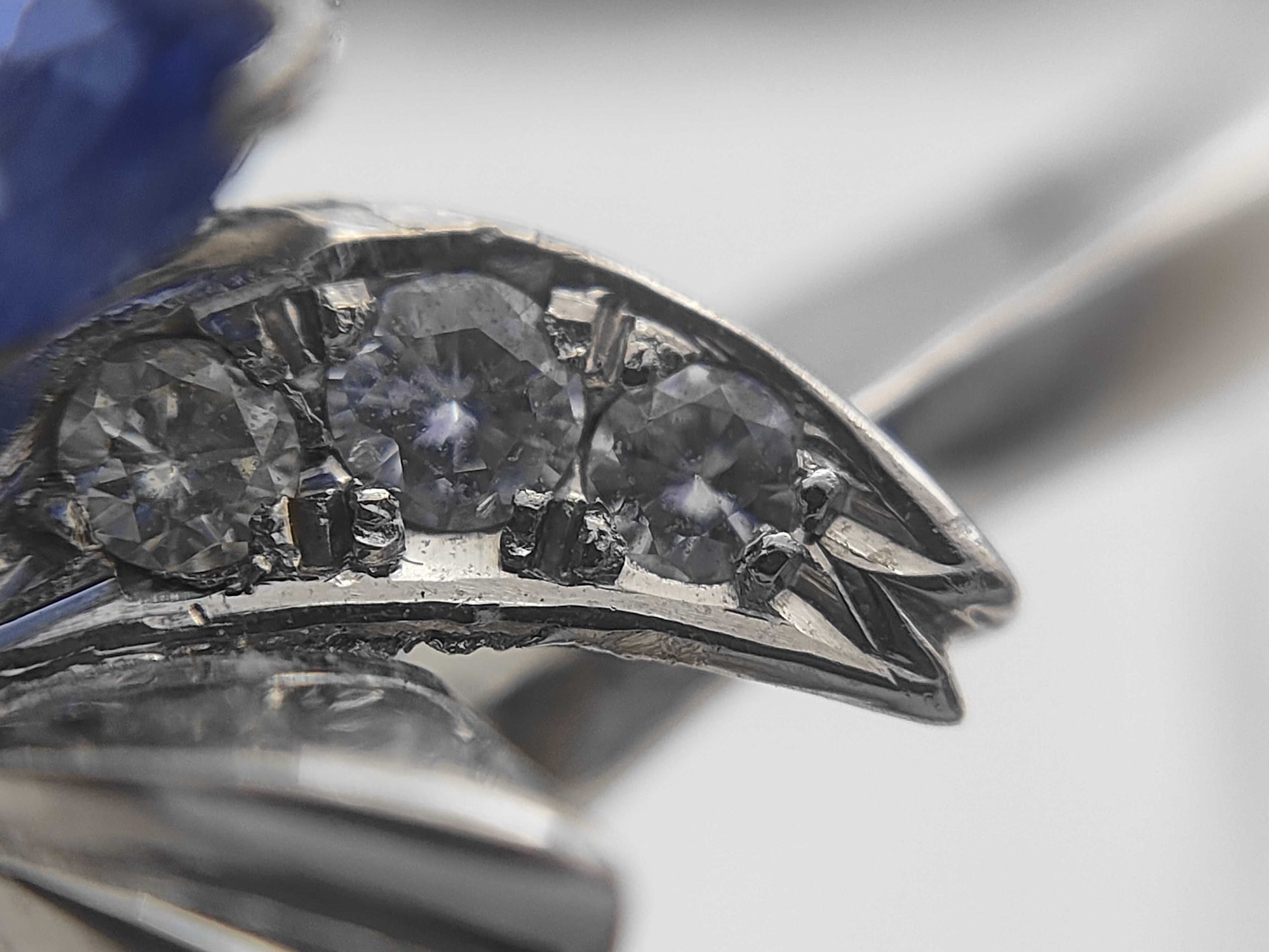 S1.43ct Diamond Pt900 6.0g Ring 