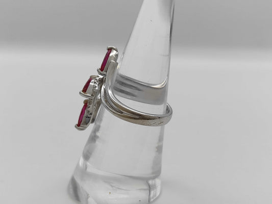 R1.16ct D0.35ct K18WG 6.7g Ring 