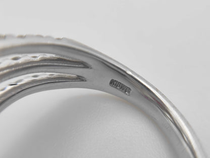 R1.16ct D0.35ct K18WG 6.7g Ring 