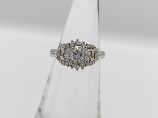 Diamond Pt900 6.6g Ring 