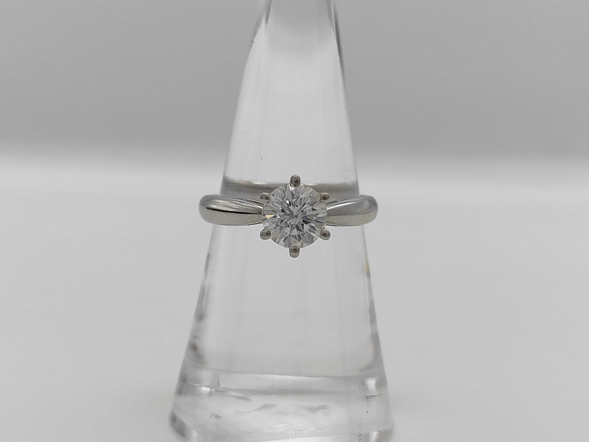 D1.06ct Pt850 5.1g Ring 