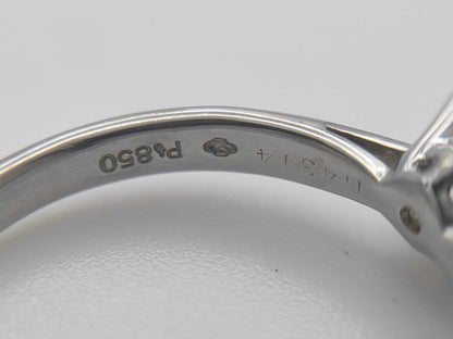 D1.06ct Pt850 5.1g Ring 