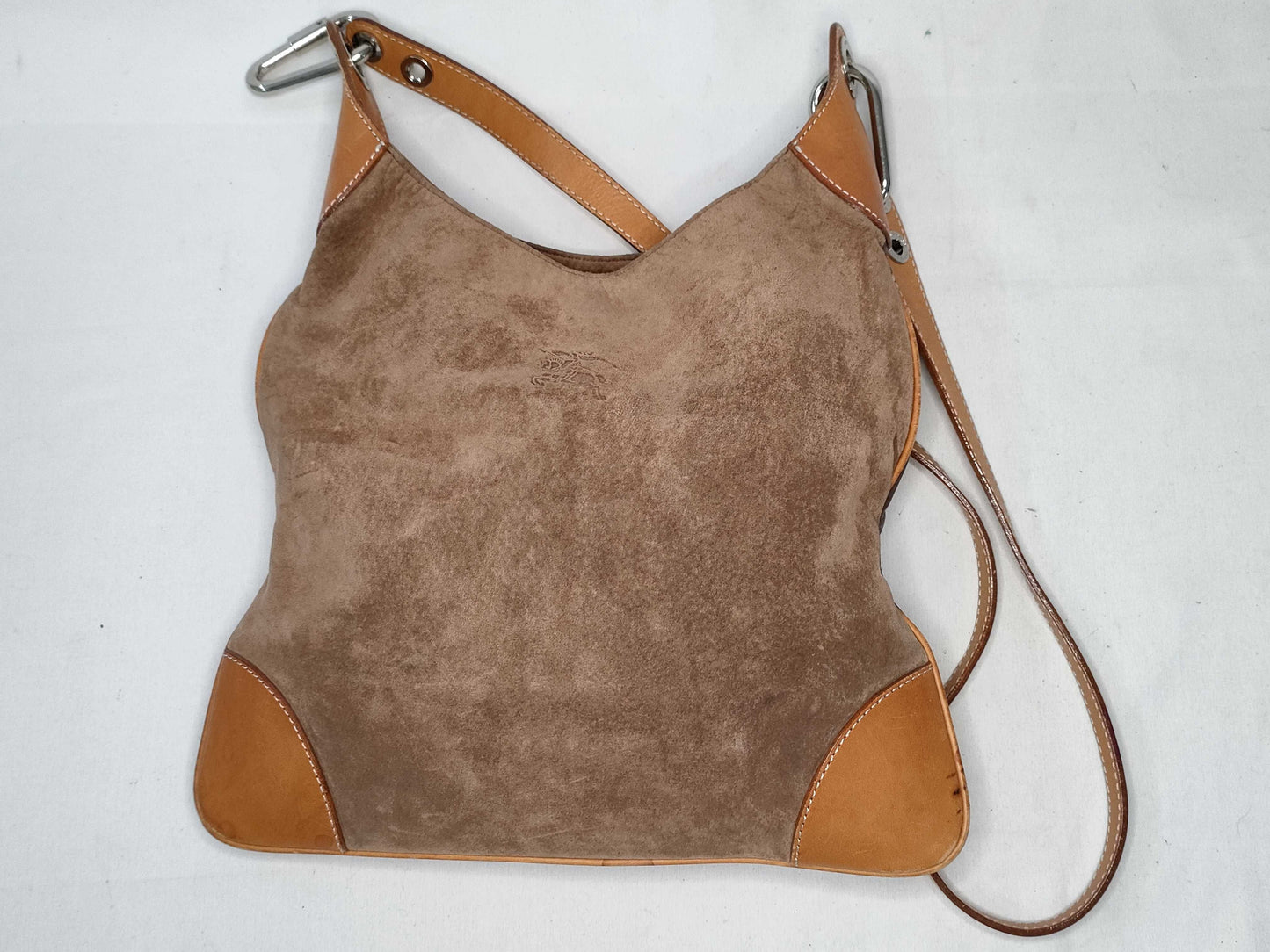 BURBERRY Blue Label Shoulder Bag Nubuck Leather