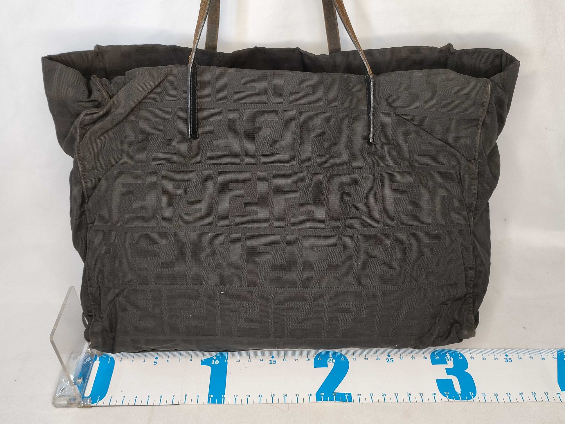 FENDI Zucca pattern Fendi tote bag Zucca black tote bag