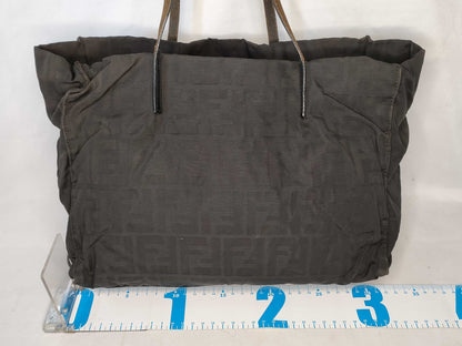 FENDI Zucca pattern Fendi tote bag Zucca black tote bag