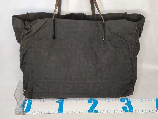 FENDI Zucca pattern Fendi tote bag Zucca black tote bag