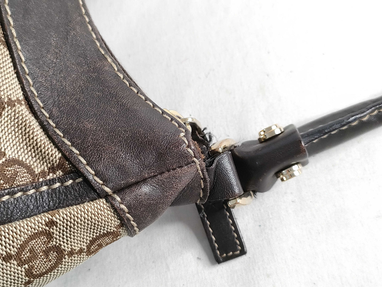 GUCCI GG Canvas Gucci Shoulder Bag Abbey GG Canvas 190525 Shoulder Bag