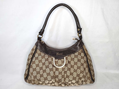 GUCCI GG Canvas Gucci Shoulder Bag Abbey GG Canvas 190525 Shoulder Bag
