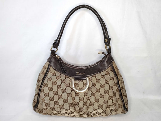 GUCCI GG Canvas Gucci Shoulder Bag Abbey GG Canvas 190525 Shoulder Bag