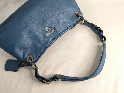PRADA Prada Shoulder Bag Leather Blue Shoulder Bag