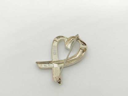 Tiffany & Co. Loving Heart Tiffany Brooch Loving Heart 925 Brooch