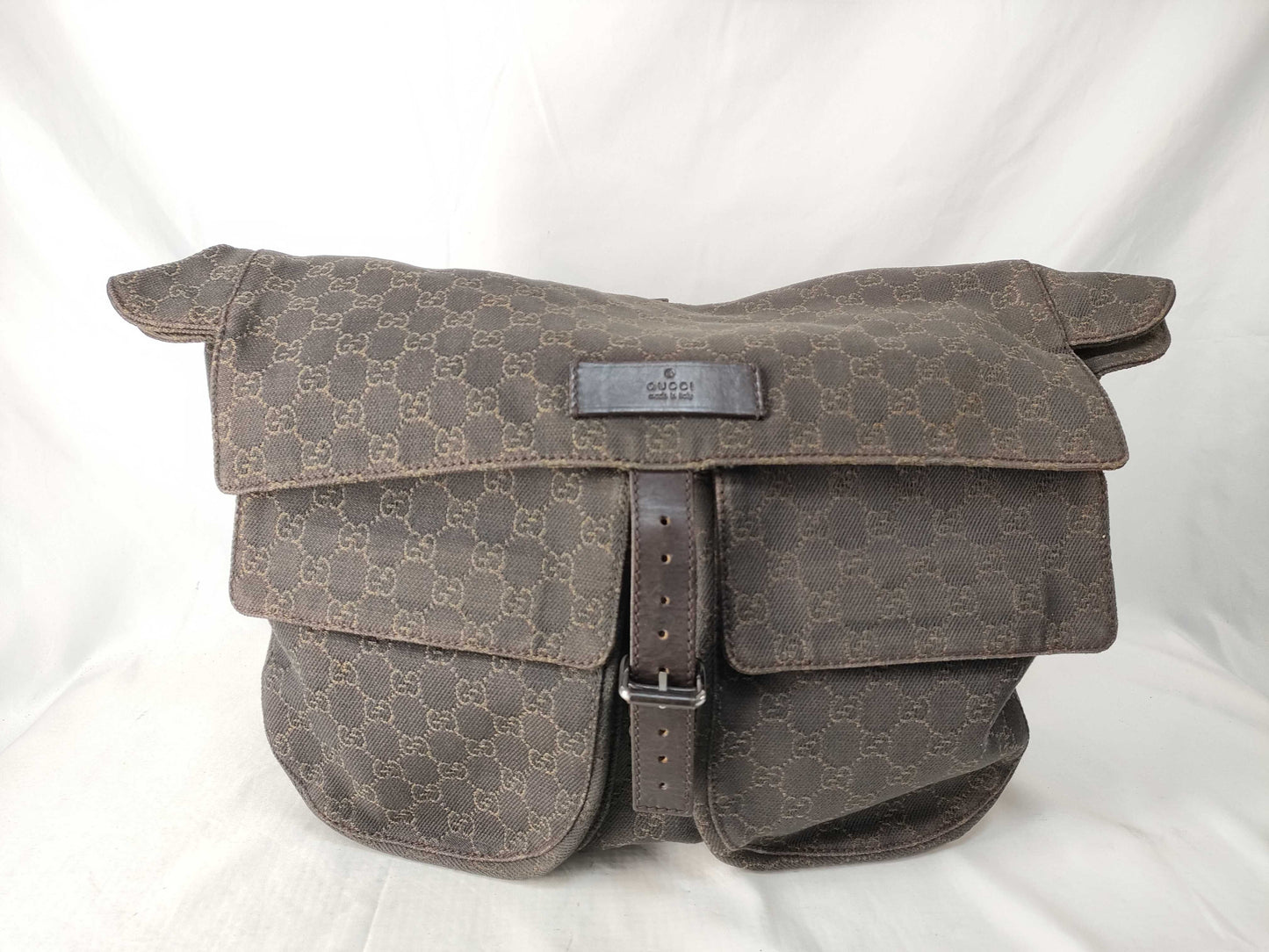 GUCCI GUCCI Backpack GG Canvas Brown Backpack